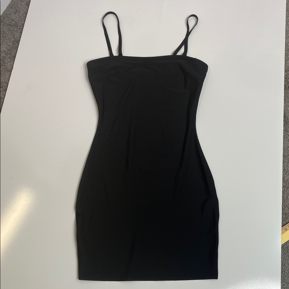 Assets by Spanx Black Slip Dress Size Medium - Picture 5 of 7